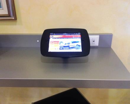 iPad a disposizione dei clienti dell'Hotel Cristallo di Rovigo